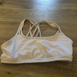 Athleta white sports bra